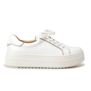 AMAZTEP Modern Platform Leather Sneakers